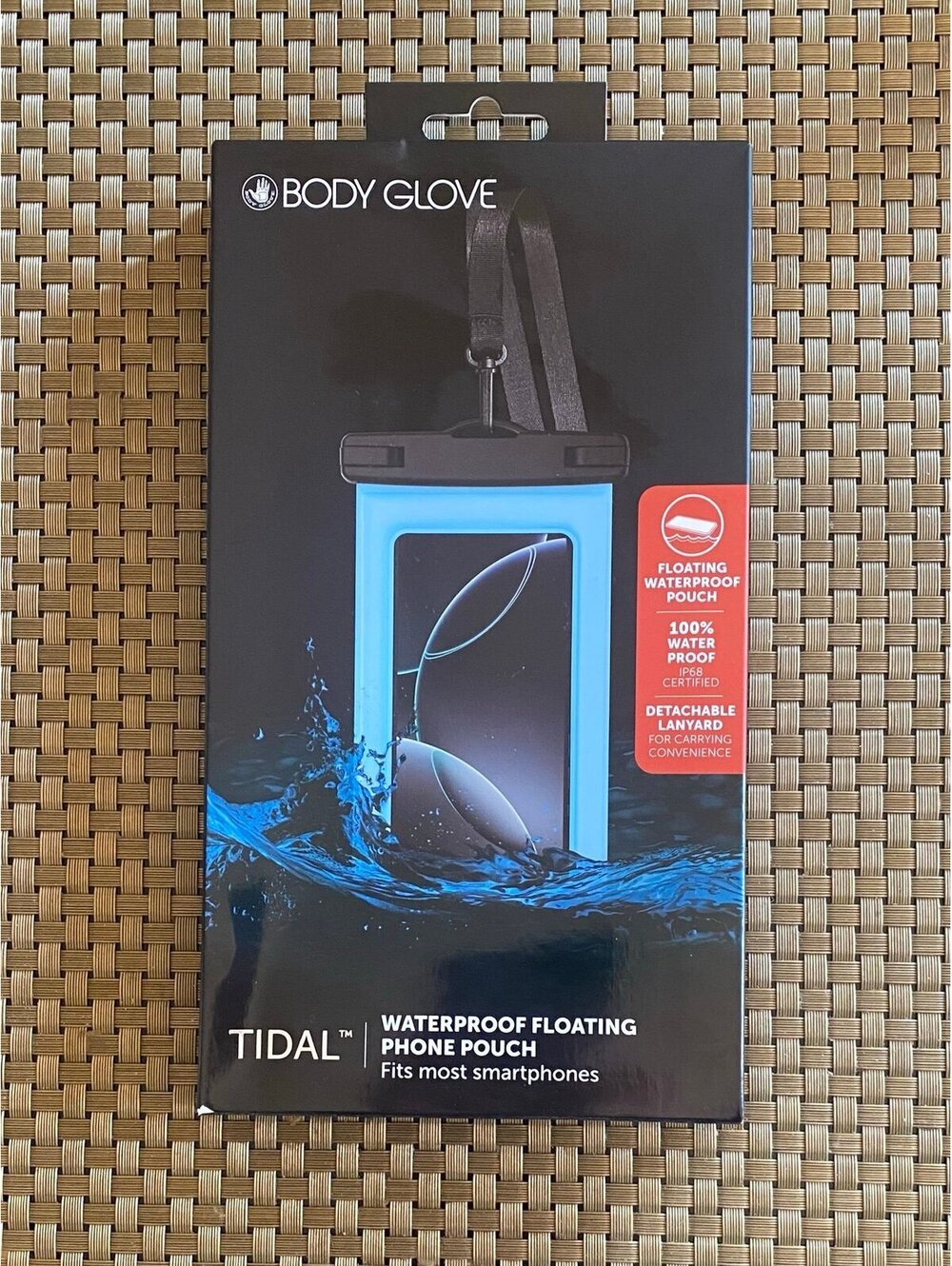 Body Glove Tidal Waterproof Floating Phone Pouch Black/Clear